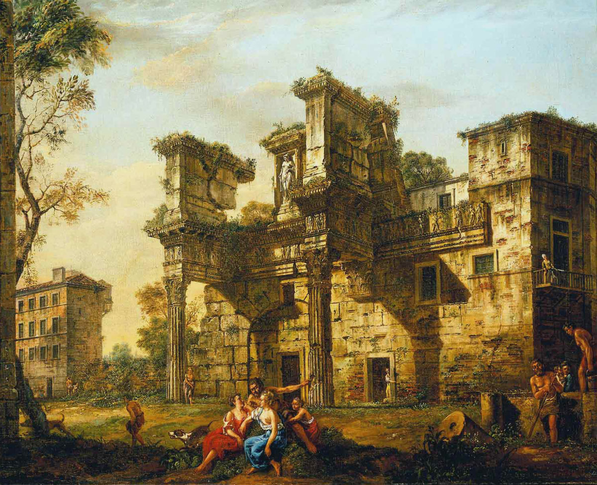 Bernardo Bellotto,Forum de Nerva (1740-1760, date indéterminée)